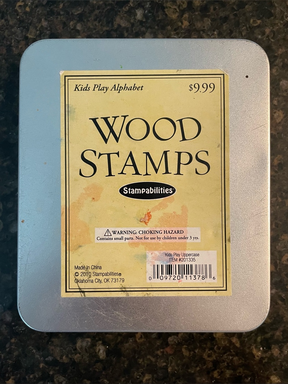 Stampabilities Wood Stamps, alphabet